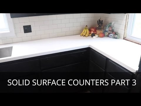 Solid Surface Counters Part 3 | Countertop Installation