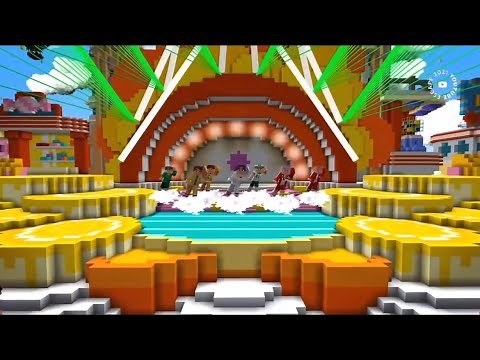 BTS Minecraft 'Butter + Permission to Dance" Performance @ YouTube ESCAPE 2021