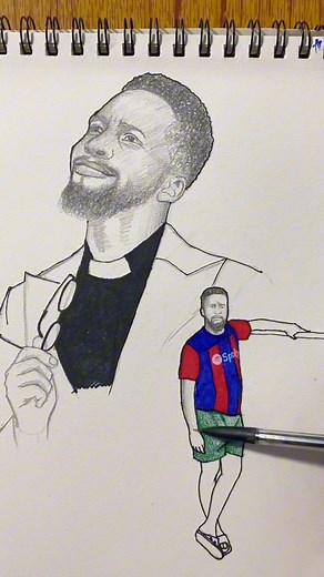 Petit dessin rapide de Herman AMISI | John Art