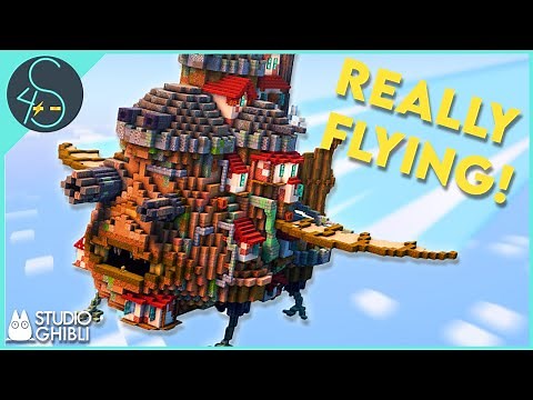 I made Howl's Moving Castle Actually FLY in Minecraft!