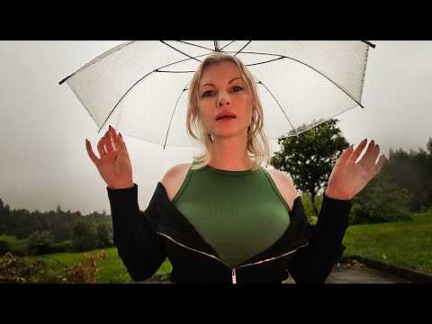 ASMR in the Rain 1 hour , Guided Relaxation with Real Rain sounds