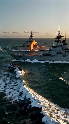 This is not merely a military drill but a contest of global power! What do you think of it? I hope for world peace！And you?#luckypersimmon#TIKTOK#foru#fyp#MilitaryPower #WarGames #NavyExercise #Geopolitics #MilitaryTechnology#BreakingNews #AIArt #FutureWars #TechVsTech #EpicScenes#AIAnimation #AIFuture #EpicVisuals #CGI #UnrealEngine #moviescene