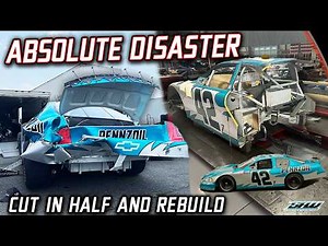 I Crashed My Vintage NASCAR Car, Cut It In Half, and Rebuilt It