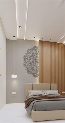 Elegant Master Bedroom Interior Design | Contemporary Bedroom | 3D Render