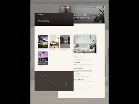 Premium Interior Design Website Template | CMS + Portfolio + Blog Demo