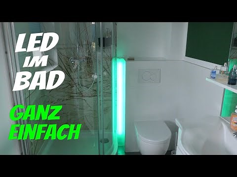 LED Licht im Bad // Badezimmer Nische beleuchten