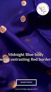 1.2K views · 14 reactions | Midnight Blue Color Chanderi Banarasi Saree with Meenakari Buti . . https://tinyurl.com/yjtfadfu #indyvogue #affordablesarees #womenfashion #womenfashionstyle #sareefashion #sareecollection #onlineshopping #chanderi | IndyVogue | Facebook