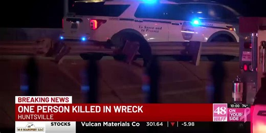 One dead in Huntsville crash