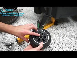 How to Install Caster Tires on Jazzy Air 2