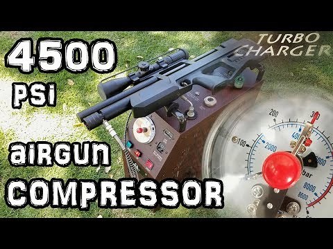Air Rifle Compressor! - FULL REVIEW + SETUP GUIDE - Omega Turbo Charger 4,500 PSI - Airgun Refilling