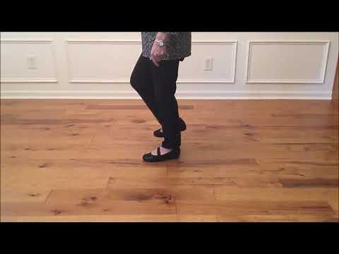 Achy Breaky Line Dance -- Teach & Demo (Beginner level step breakdown)