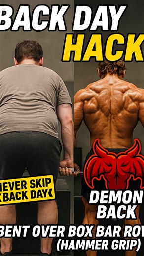🚀 BACK HACK ALERT 💥 📌Most people miss out on this underrated exercise 👇 👉 Bent Over Box Bar Rows (Hammer Grip) = Massive thickness width combo 🔥 ✅Try this on your next back day & thank me later 💪 📌 Back without this move = Incomplete Growth 😮‍💨 Who’s adding this to their workout? Drop a “🔥” below ⬇️ #BackWorkout #BackHack #BodybuildingTips #FitnessMotivation #BackDay #LatsWorkout #GymHacks #MuscleGrowth #StrengthTraining #GymLife #BackThickness #HammerGrip #BodybuildingMotivation #Wor