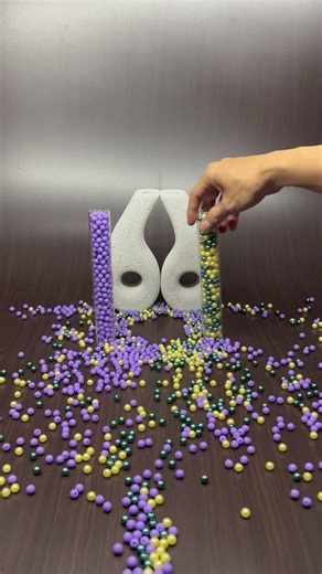 🌿 Visual Calm Reverse Beads Flow | Relaxing ASMR Loop #asmrshorts #relaxing