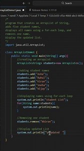 Learn Java ArrayList in 1 Minute | Java Programming