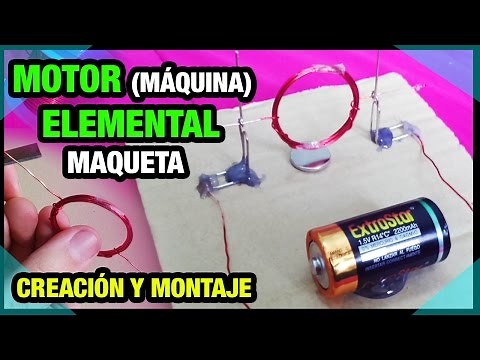 ELECTROMAGNETISMO | Maqueta de un MOTOR ELEMENTAL