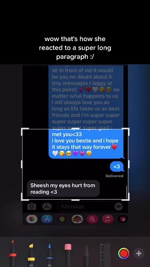 Responding to Long Paragraphs: Best Friend Edition