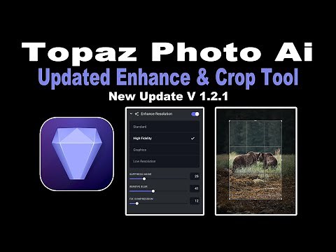 TOPAZ PHOTO AI (Updated Enhance Resolution with more control and an Updated Crop Tool)
