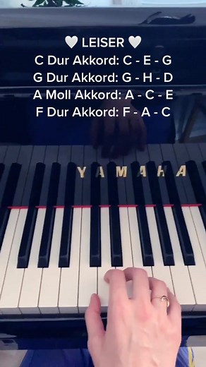 Lerne 'Leiser' in 60 Sekunden auf dem Klavier - TikTok Challenge