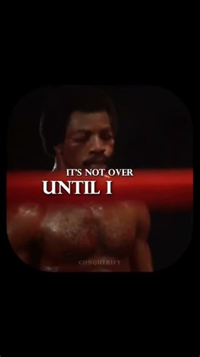 its not over until i win