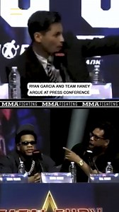 Ryan Garcia and Devin Haney's team erupted into an explosive war of words at the pre-fight press conference in New York City | MMA Fighting
