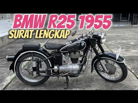 Dijual BMW R25 1955 Surat Lengkap | Motor Lama di Garasi