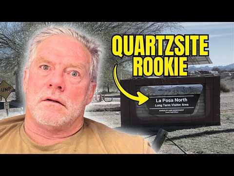 Our First Quartzsite Boondocking Challenge - Over 60 & Unsure