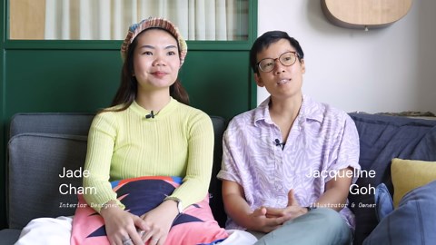 Clever Spaces in an Illustrator’s Vibrant Apartment, Singapore 47sqm/506sqft