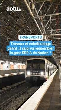 After two months of construction, the Nation RER station is ready to reopen