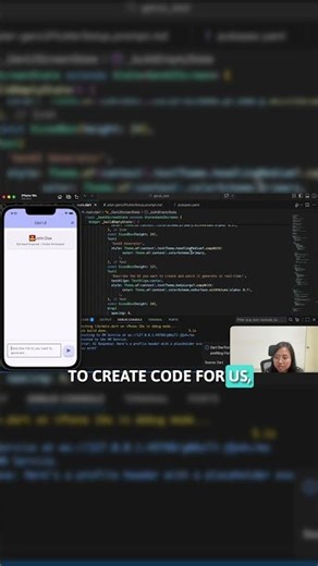 Instant UI creation with Gen UI SDK #ai #coding #programming #flutter #fluttertutorial #flutterui