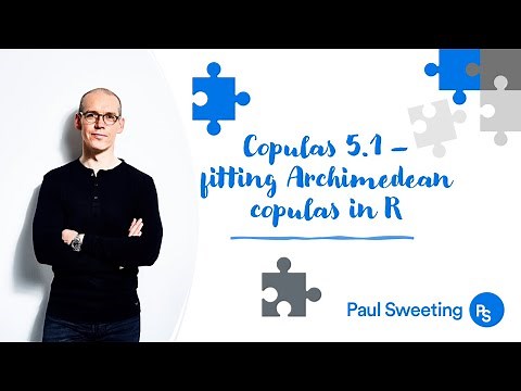 Copulas 5.1 - using R to fit Archimedean Copulas