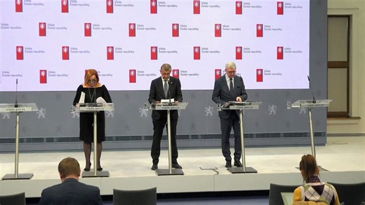 Tisková konference po jednání vlády - Novinky