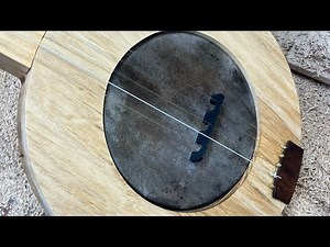 Carver Banjos builds a mountain banjo in one continuous shot live!