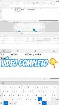 📆⏰How to ADD CURRENT DATE and TIME to an EXCEL BOX EASILY and FAST