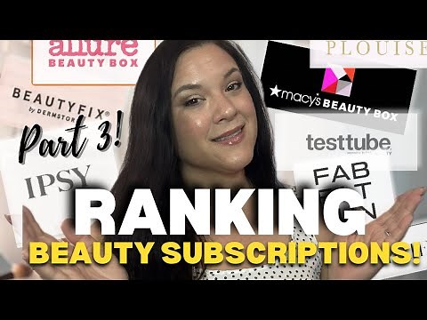 RANKING 23 BEAUTY SUBSCRIPTION BOXES! My Part 3 Update! Which Boxes Rank the Highest??