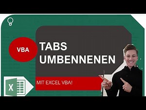 Excel VBA I Tabellenblatt mit Namen aus Zelle umbenennen I Excelpedia