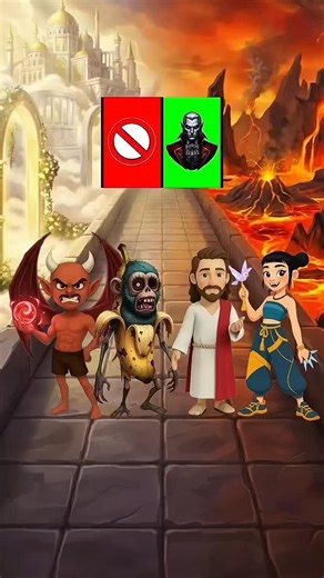 Animation cartoon ❤️‍🔥 on Instagram: "Who's Actually Right? Jesus or the Devil? #animation #cartoon"