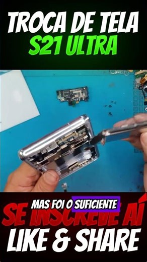 👉 Tela quebrada no S21 Ultra… o resultado ficou ABSURDO! 😳🔥