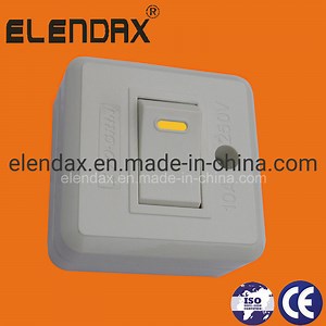 [Hot Item] EU Style Flush Mounted One Way Power Light Switch (F5001)