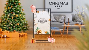 Elegant Wedding Sign Stand Holder, Sturdy Wedding Welcome Sign Holder with 8 Pair Satin Ribbon & 2 Leather Strap for Seating Charts & Event Decor Wedding Seating Chart Stand, Easel for Display (Gold)