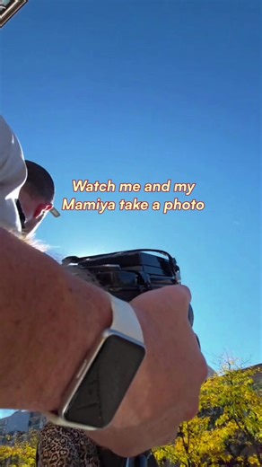 what its like to use a studio film camera from the 70s on a photowalk. #filmphotography #mamiya #photo #photography #35mm