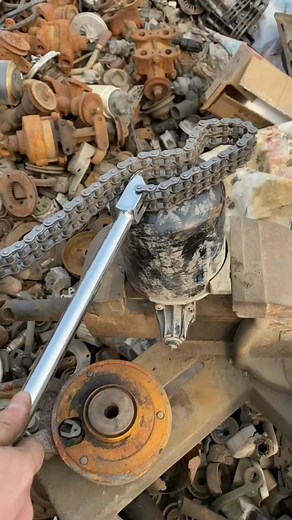 Repairing a Rusty Chain and Sprocket System