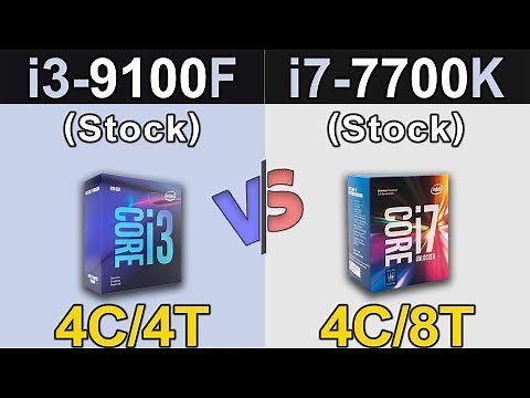 i3-9100F Vs. i7-7700K | 1080p and 1440p Gaming Benchmarks