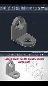 Inventor / AutoCAD 3D Modeling #autocad #inventor #solidworks #cad #cadsoftware #draftingsoftware