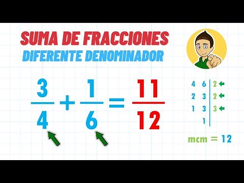 Addition of fractions using the lowest common multiple - Super Easy - For beginners