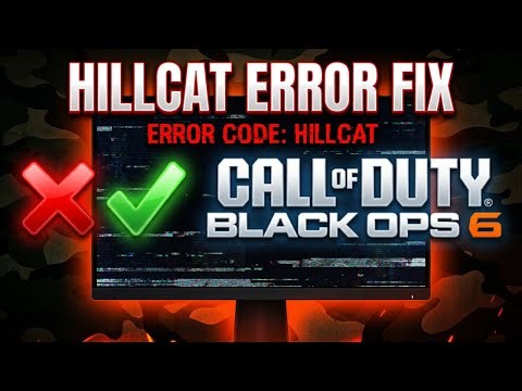 Fix Hillcat Error Code (Matchmaking, Updates, Online Services)