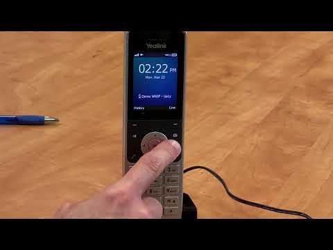 Setting Up Voicemail - Yealink W60P/W56H Cordless Phone