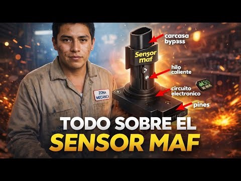 Sensor MAF: funcionamiento, fallas comunes y cuándo cambiarlo