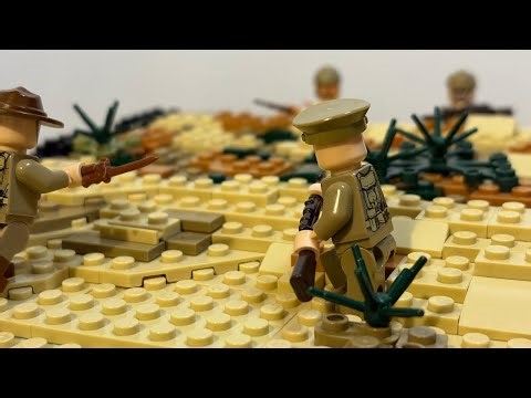 Lego WWI Anzac Cove, Gallipoli, 1915 MOC