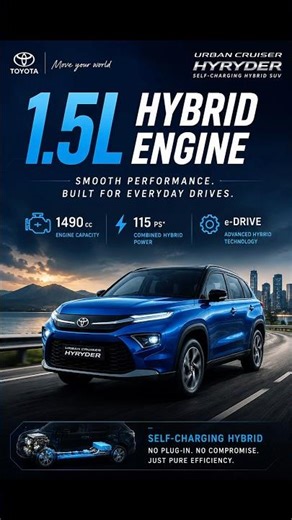 Toyota Hyryder Hybrid 2026 🔥 Black Beast SUV | 27 KMPL Hybrid Power