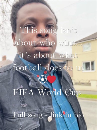 This song isn’t about who wins… it’s about what football does to us. ⚽❤️ It’s about the goosebumps when the anthem plays. The way strangers become friends for 90 minutes. The way a single goal can make an entire nation scream at the same time. 🌍🔥 It’s about pride. Unity. Emotion. Hope. It’s about the little kid dreaming in front of the TV, the families gathered around, the streets filled with celebration, and even the tears that remind us how deeply we care. The FIFA World Cup isn’t just about